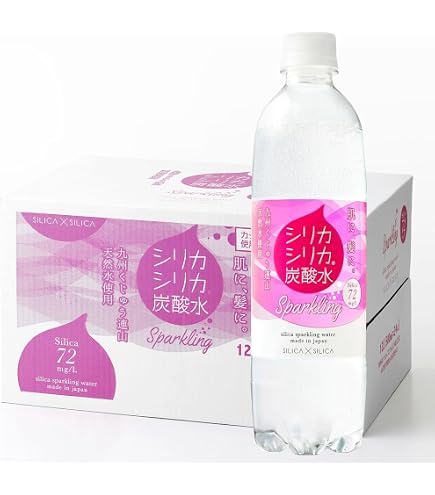 Amazon.co.jp: シリカシリカスパークリング 炭酸水 500ml×24本 九州産